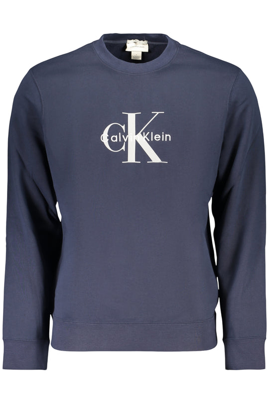CALVIN KLEIN HERREN-SWEATSHIRT MIT REISSVERSCHLUSS BLAU