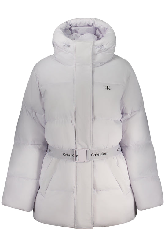 CALVIN KLEIN Casaco com capuz em nylon – Roxo