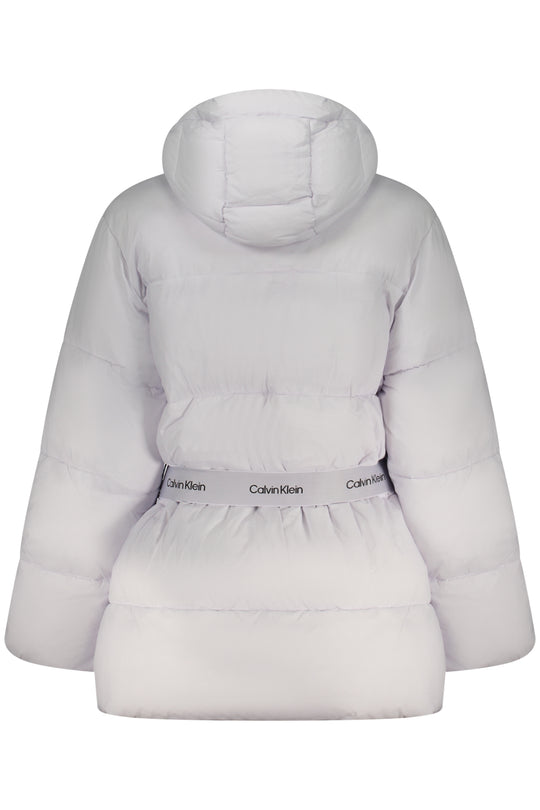 CALVIN KLEIN Casaco com capuz em nylon – Roxo