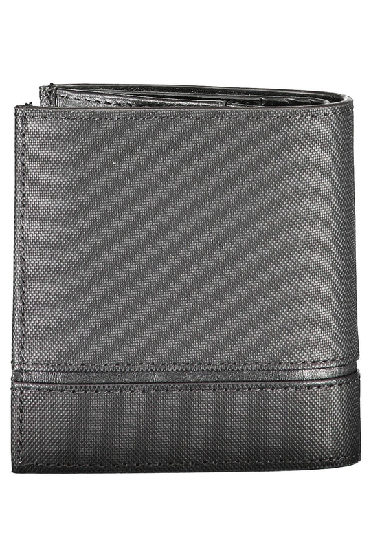 CALVIN KLEIN Portefeuille en cuir anti-RFID · Noir