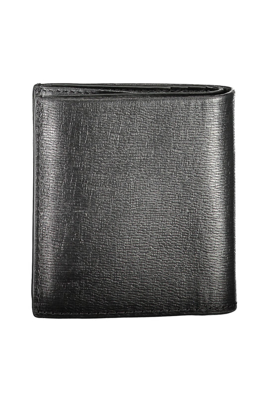 CALVIN KLEIN Portefeuille en cuir anti-RFID · Noir
