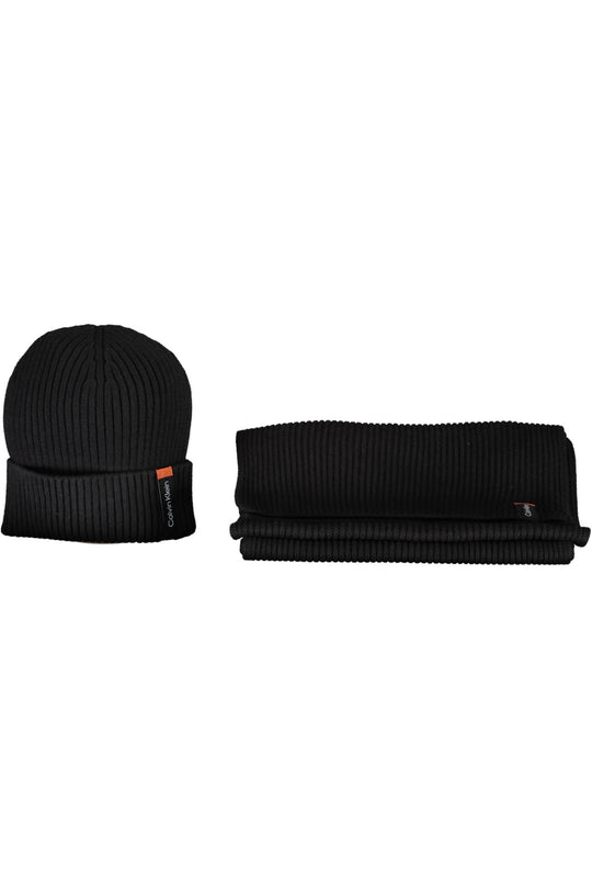 CALVIN KLEIN Écharpe avec appliqué · Noir