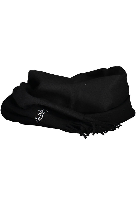 CALVIN KLEIN Écharpe avec broderie pour homme · Noir