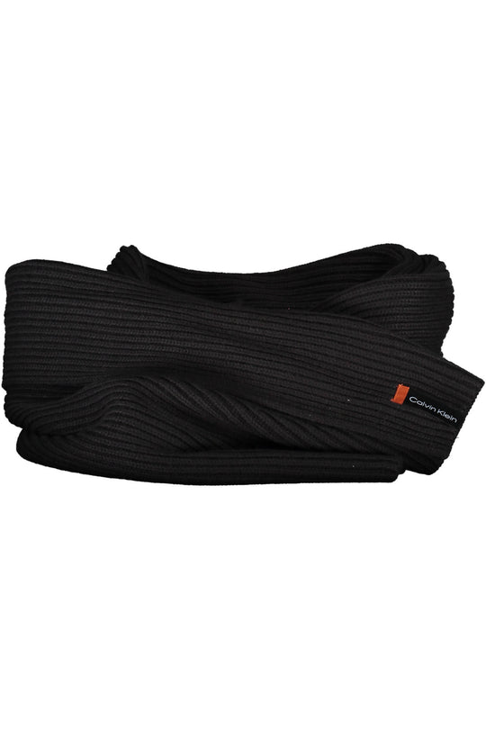 CALVIN KLEIN Écharpe avec appliqué · Noir