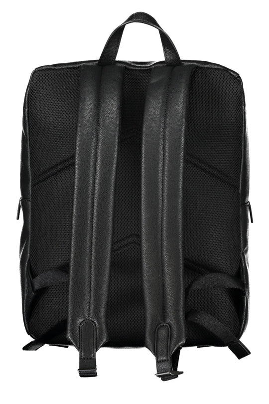 CALVIN KLEIN Mochila com 2 bolsos interiores e fecho de mola e de correr · Preto