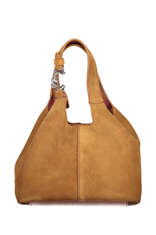COCCINELLE Mala C-Easy em pele – Castanho