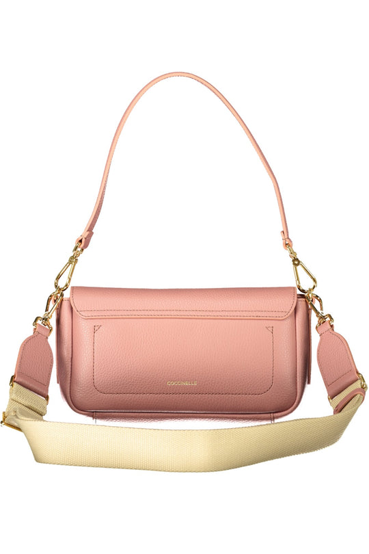COCCINELLE Mala Beat em pele · Rosa