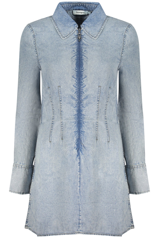 DESIGUAL Vestido curto · Azul-claro