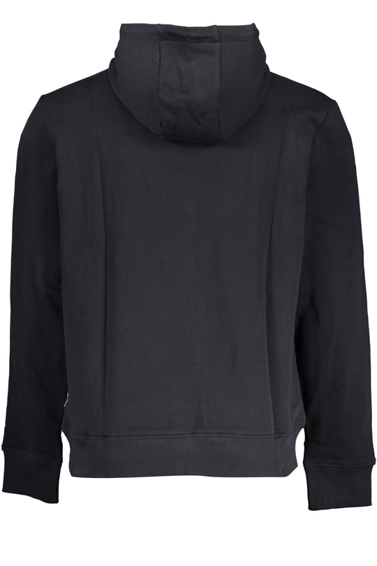 NAPAPIJRI Sweatshirt com capuz em algodão com bordado – Preto