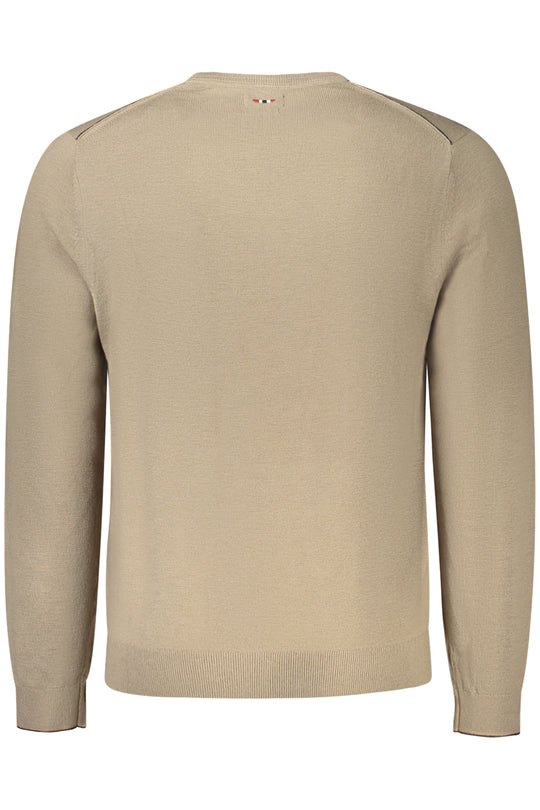 NAPAPIJRI Camisola em lã com gola redonda – Castanho