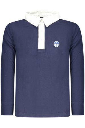 North Sails Kids' Long-Sleeved Polo Shirt, Blue