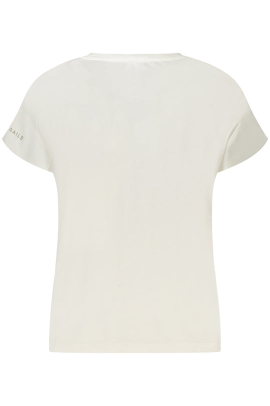 NORTH SAILS T-shirt em algodão com estampado – Branco
