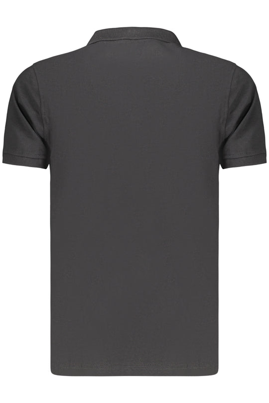 NORWAY 1963 Polo em algodão com bordado – Preto