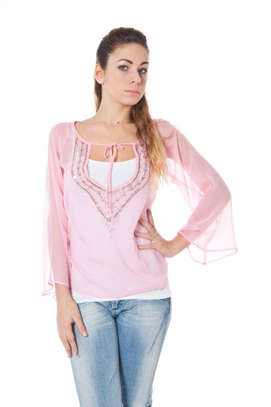 PHARD T-shirt de manga comprida com decote em V