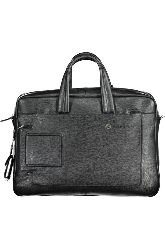 PIQUADRO Aktentasche aus Leder – Schwarz