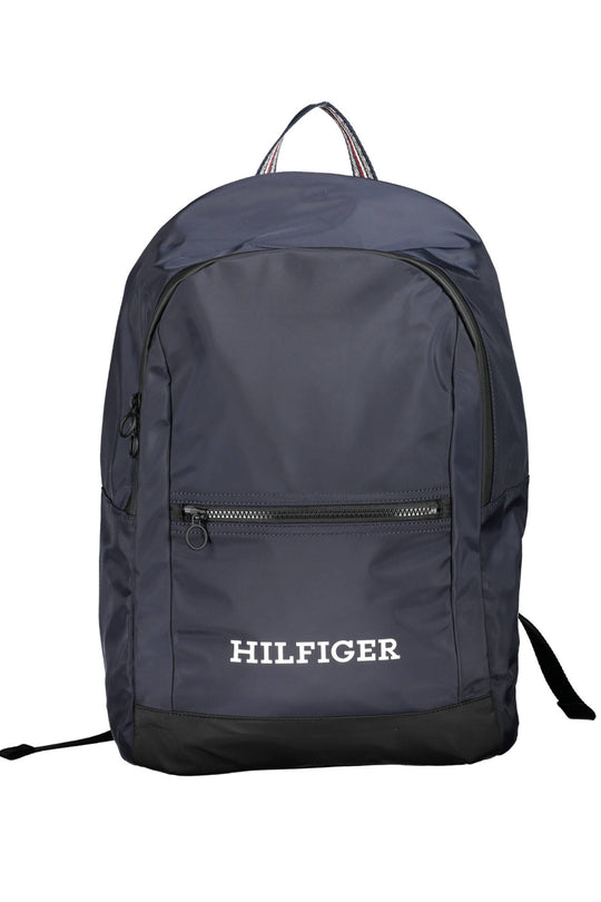 TOMMY HILFIGER Mochila com estampado e detalhes contrastantes · Azul