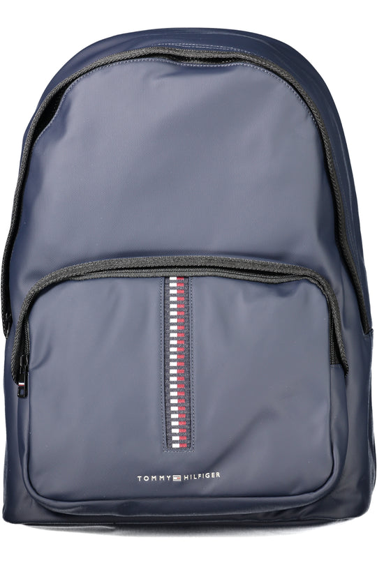 TOMMY HILFIGER Sac à dos avec 1 poche extérieure, 1 poche intérieure et contrastes · Bleu