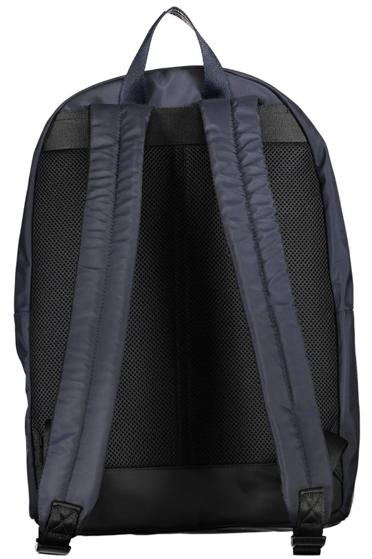 TOMMY HILFIGER Mochila com estampado e detalhes contrastantes · Azul