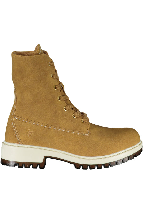 U.S. POLO ASSN. Botins de atacadores · Castanho