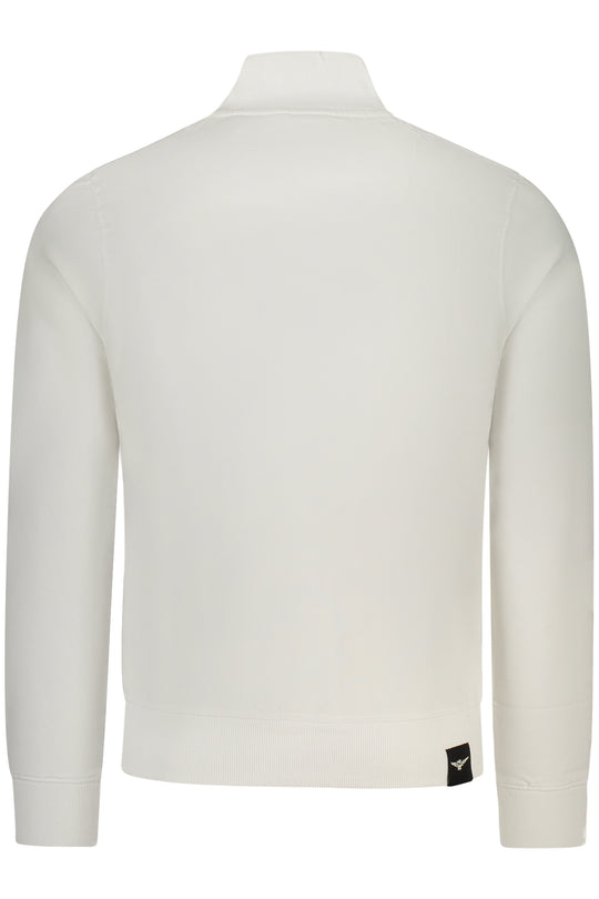 Accademia Militare Military Academy Men's White Zip-Up Sweatshirt