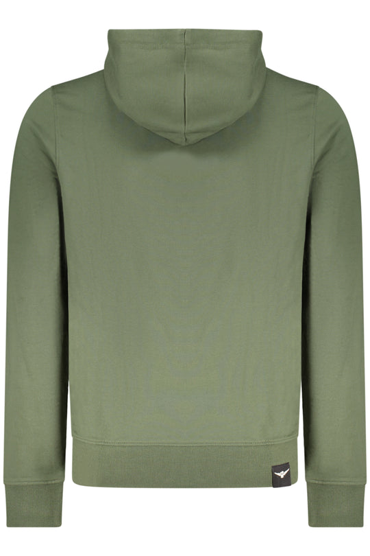 Accademia Militare Military Academy Men's Green Zip-Up Sweatshirt