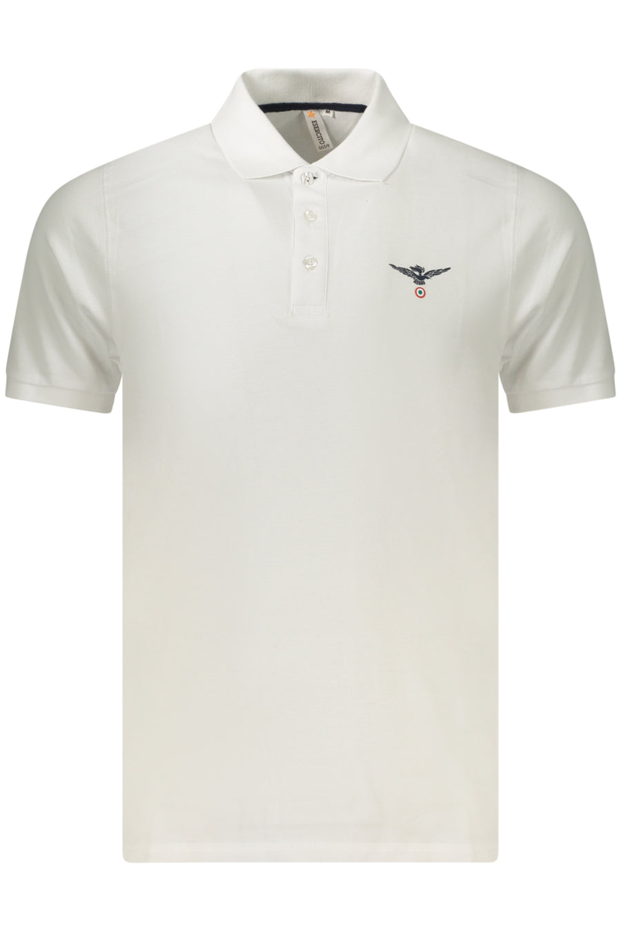 Accademia Militare Military Academy Men's Short-Sleeved Polo Shirt, White