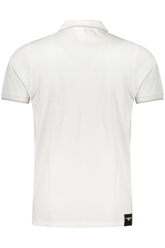 Accademia Militare Military Academy Men's Short-Sleeved Polo Shirt, White