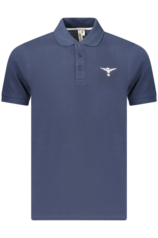 Accademia Militare Military Academy Men's Short-Sleeved Polo Shirt, Blue