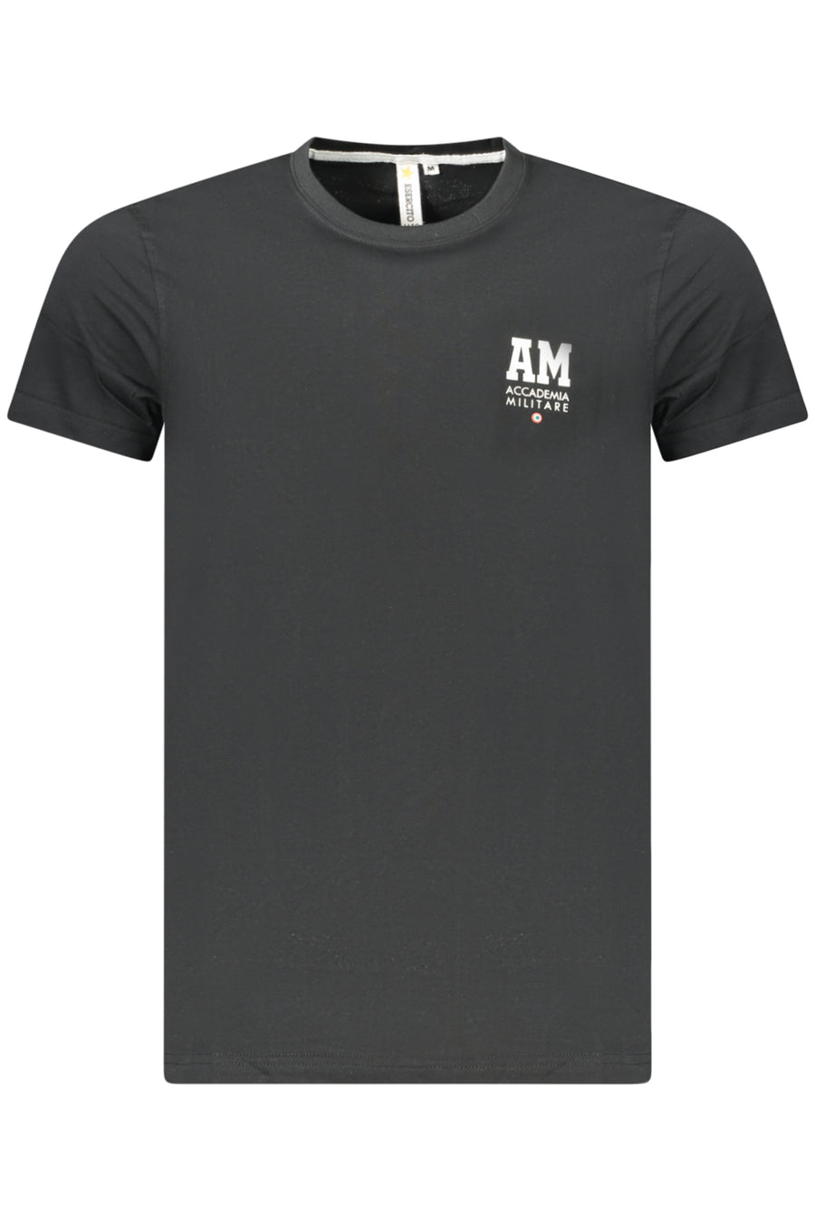 Accademia Militare Military Academy Men's Black Short-Sleeve T-Shirt