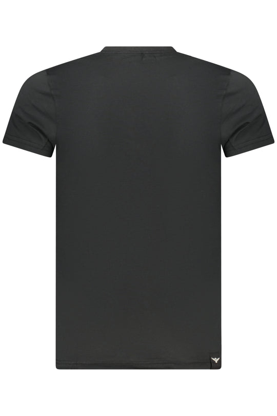 Accademia Militare Military Academy Men's Black Short-Sleeve T-Shirt