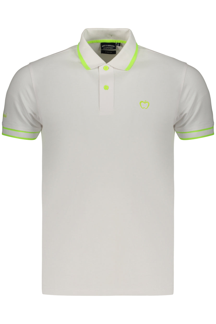 Baci&Abbracci Kisses & Hugs Men's White Short-Sleeved Polo Shirt