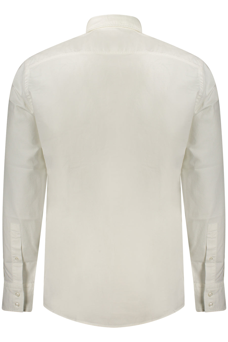 BOSS Camisa em algodão com bordado – Branco
