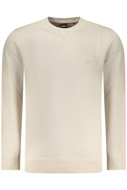 BOSS Men's Zip-Up Sweatshirt, Beige