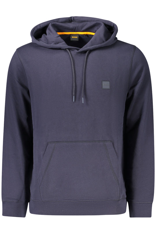 BOSS Men's Blue Zip-Up Sweatshirt