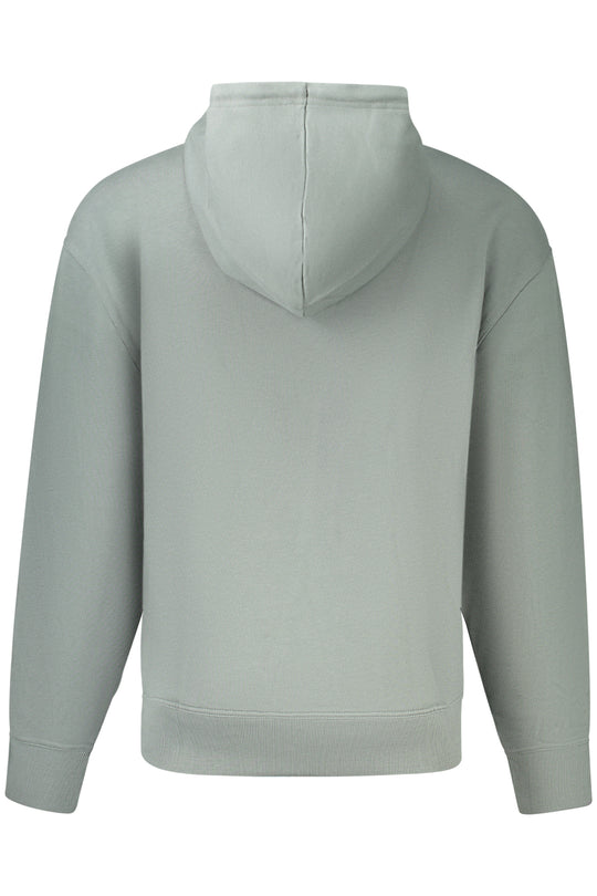 BOSS Sweatshirt com capuz em algodão com estampado · Verde