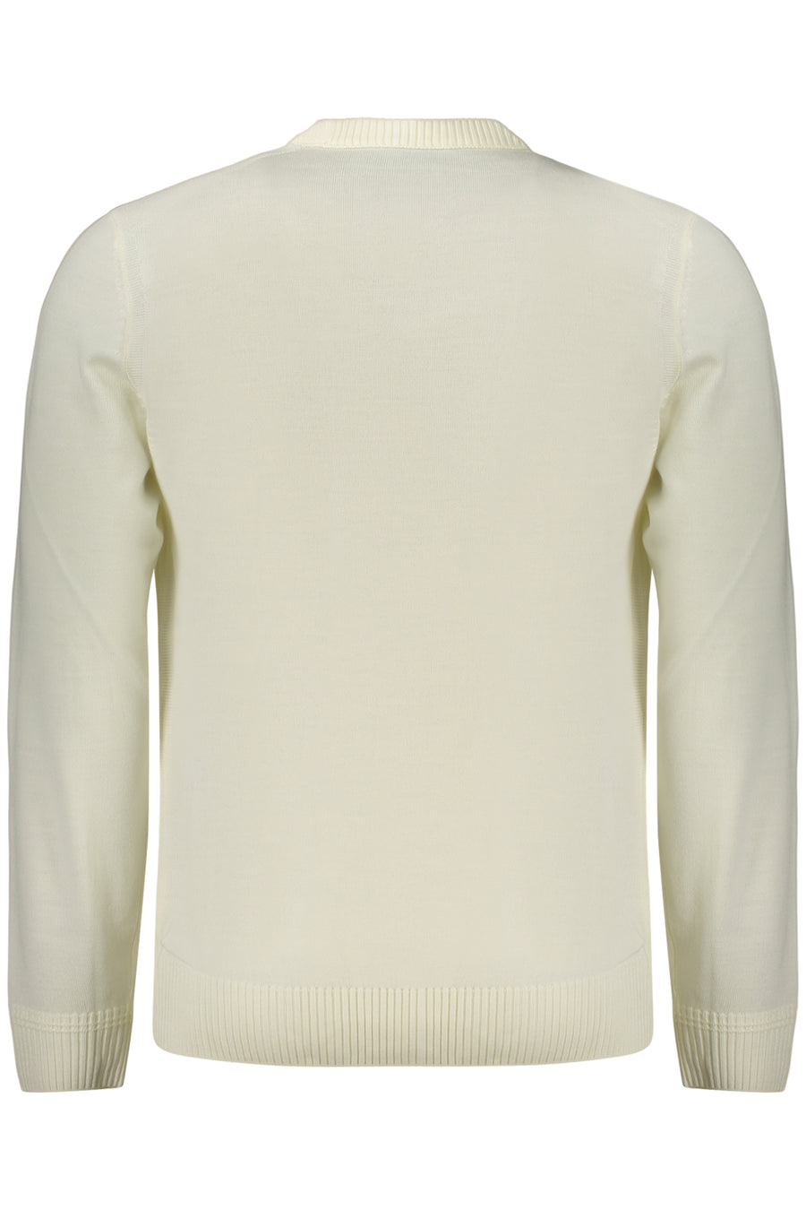 BOSS Crew-Neck Wool Sweater – Branco