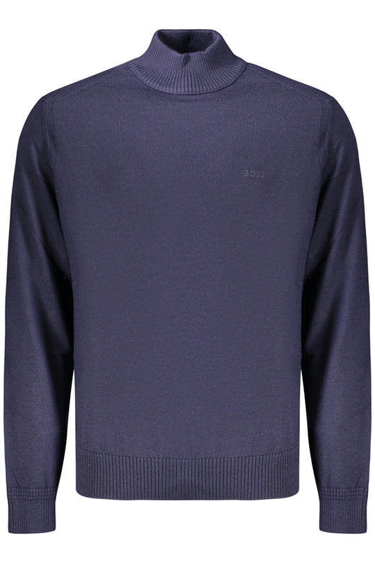 BOSS Camisola em lã · Azul