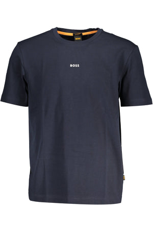 BOSS Men's Short-Sleeved T-Shirt, Blue