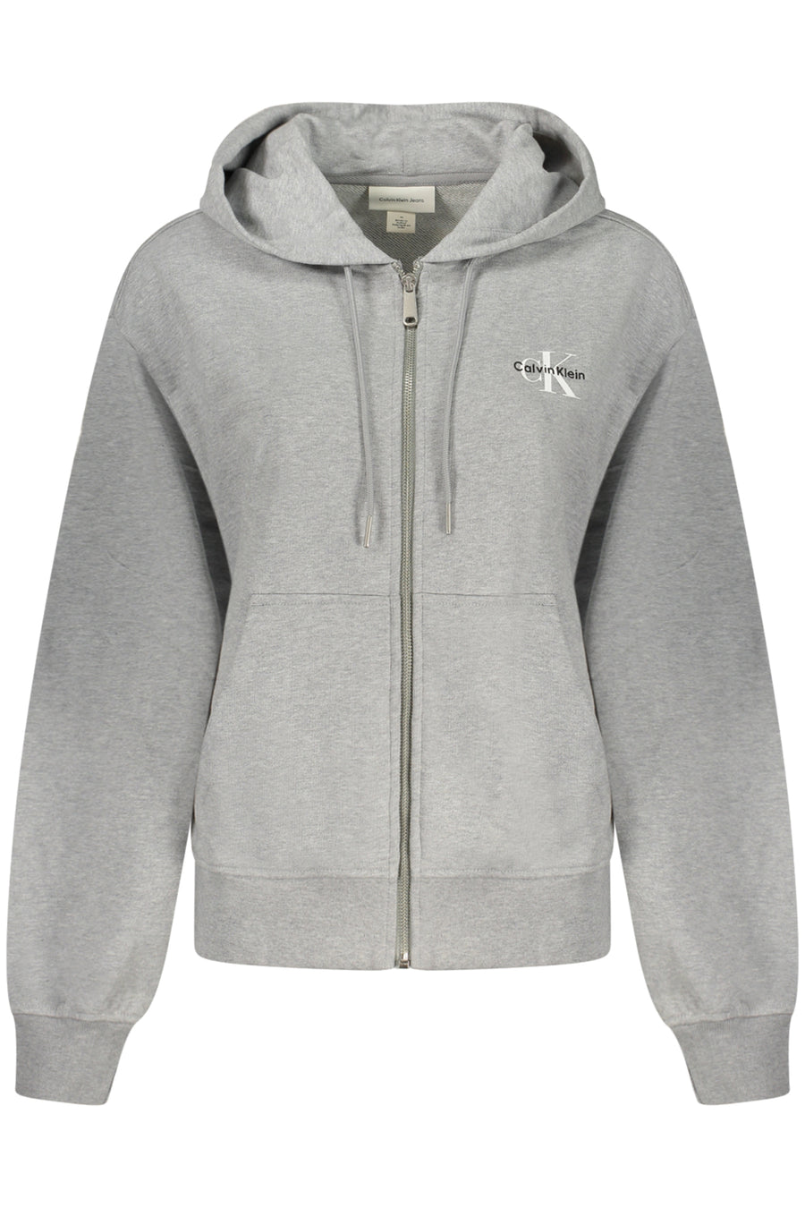 Calvin Klein Women's Zipped Sweatshirt Grey