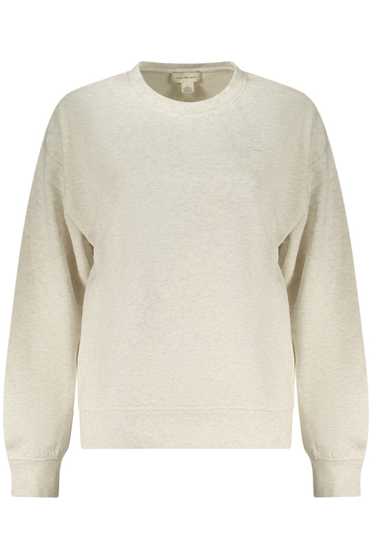 Calvin Klein Women's Gray Zip-Up Sweatshirt