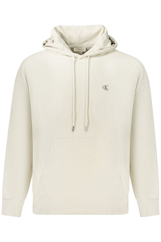Calvin Klein Men's Zip-Up Sweatshirt, Beige