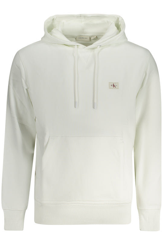Calvin Klein Men's Zip-Up Sweatshirt White