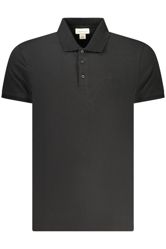 Calvin Klein Men's Short-Sleeve Polo Shirt Black