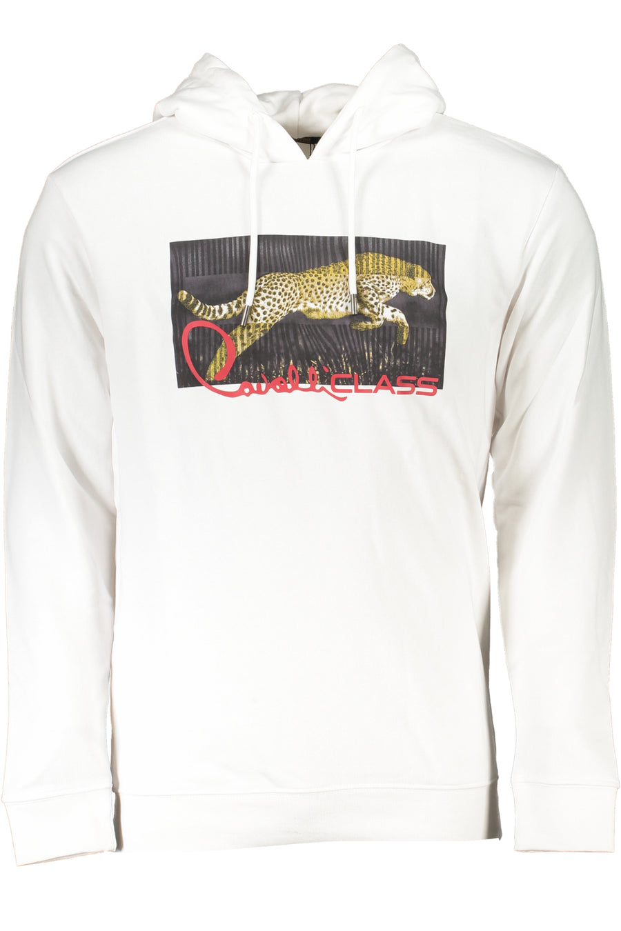 Cavalli Class Men's White Zipless Sweatshirt