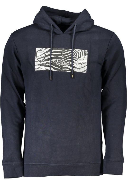Cavalli Class Men's Blue Zipless Sweatshirt