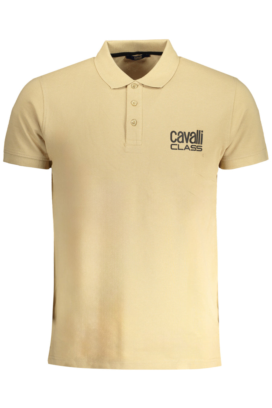 Cavalli Class Polo Short Sleeves Men Beige