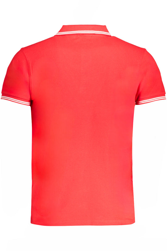 Cavalli Class Men's Short Sleeved Polo Shirt Red