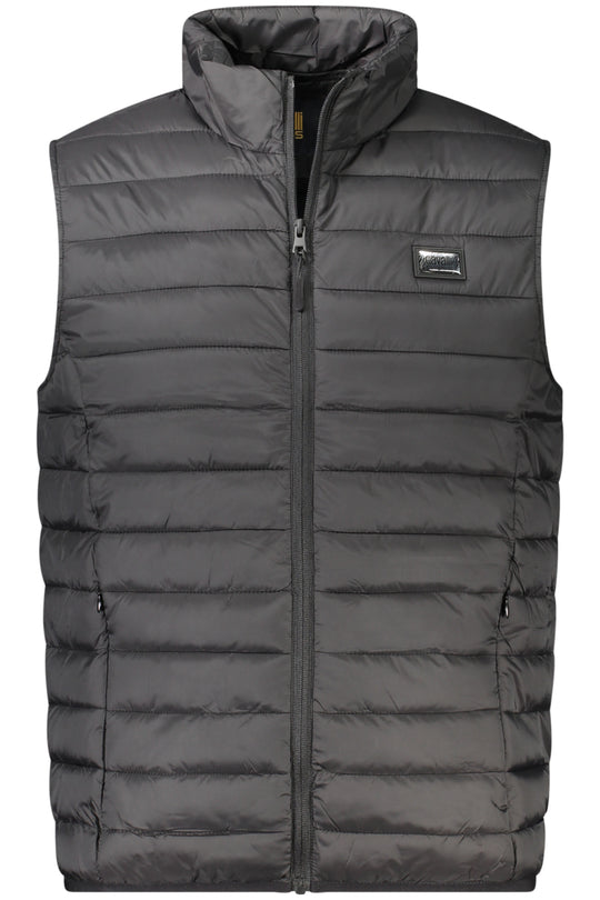 Cavalli Class Men's Black Sleeveless Jacket