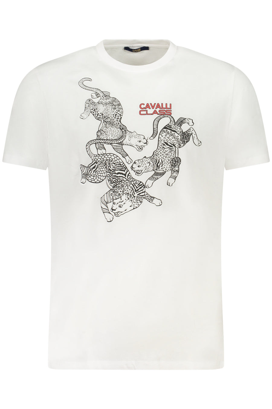 Cavalli Class Short Sleeve T-Shirt Men White