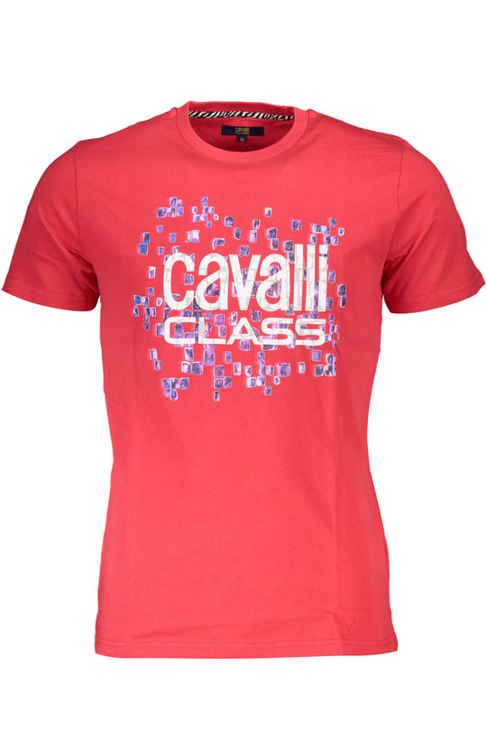 Cavalli Class Short Sleeve T-Shirt Men Red